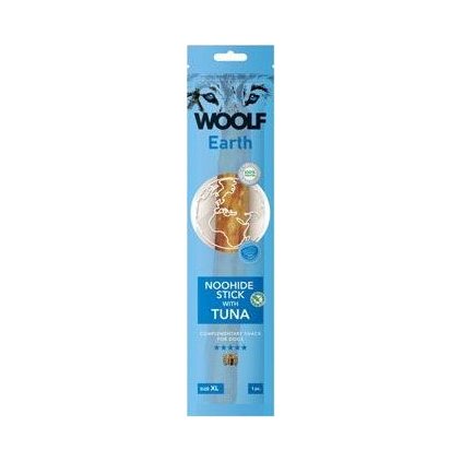 WOOLF pochoutka Earth NOOHIDE XL Stick with Tuna 85g