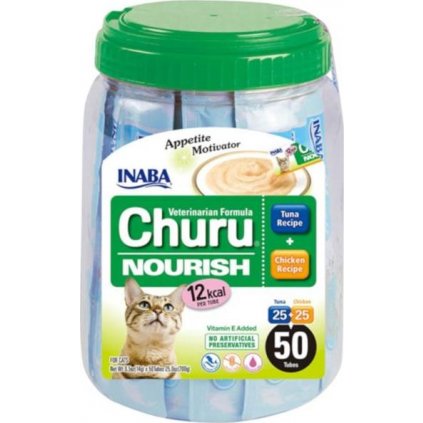 Inaba Churu cat Vet Nourish Tuna & Chicken Varieties 50x14g