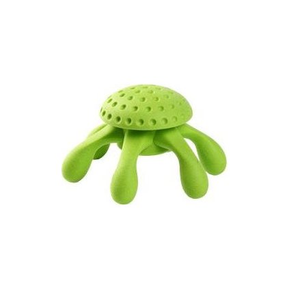 Hračka pes OCTOPUS MAXI plov. z TPR zelená Kiwi