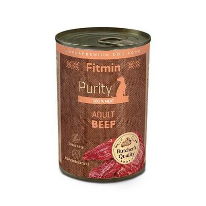 Fitmin dog Purity tin konzerva beef 400g