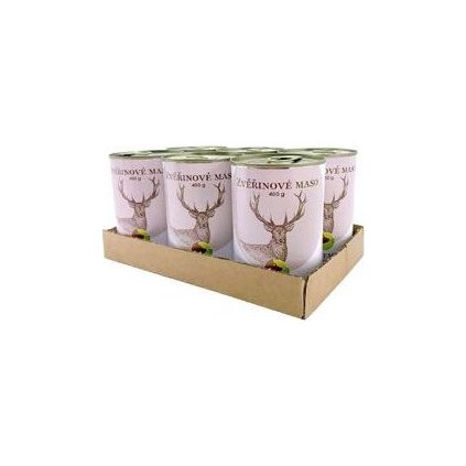 BOHEMIA MASO Zvěřinové ve vlastní šťávě SIX PACK6x400g