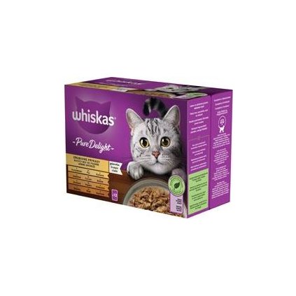 Whiskas kaps. Pure Delight drůbeží výběr v želé 12x85g