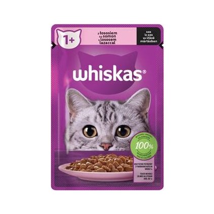 Whiskas kaps. Core losos ve šťávě 85g