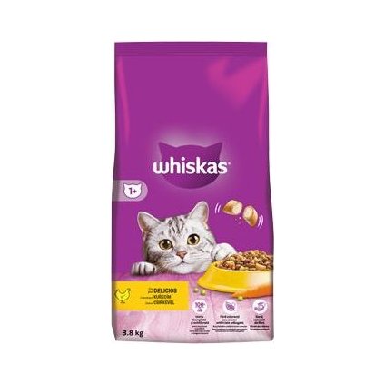 Whiskas Dry s kuřecím masem 3,8kg