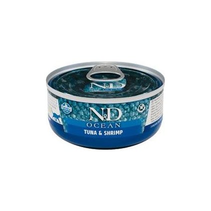 N&D CAT OCEAN Adult Tuna & Shrimp 70g