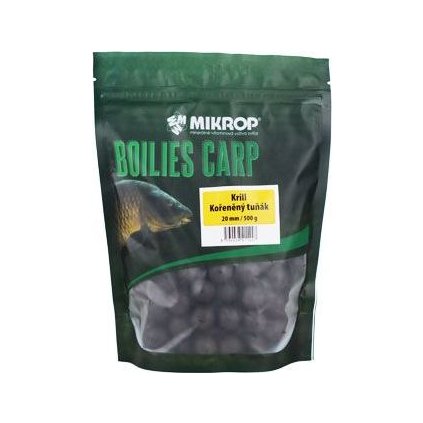 Mikrop Boilies Carp Krill-Kořeněný tuňák 500g