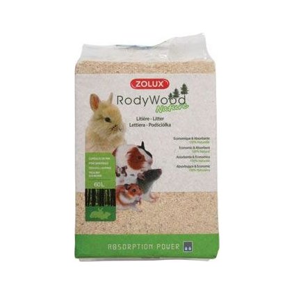 Podestýlka RodyWood Nature 60l Zolux