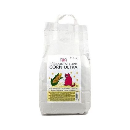 Podestýlka Rebel Cat přírodní,hrudkující Corn Ultra 7l