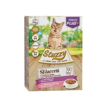 Stuzzy Cat kapsa Adult Sterilised šunka 12x85g
