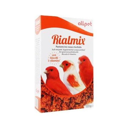 Krmivo pro Ptáky ALL RIALMIX red,vaječné s barv. 1kg