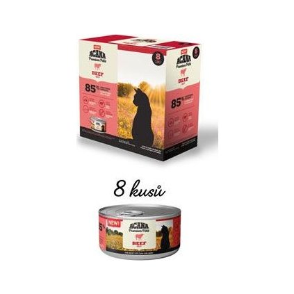 Acana Cat Paté Beef 8x85g