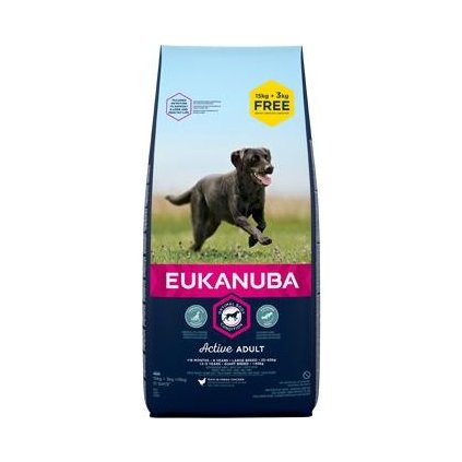 Eukanuba Dog Adult Large 18kg BONUS