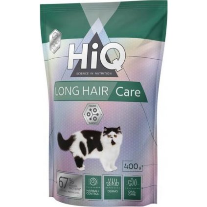 HiQ Cat Dry Adult Long Hair 400 g