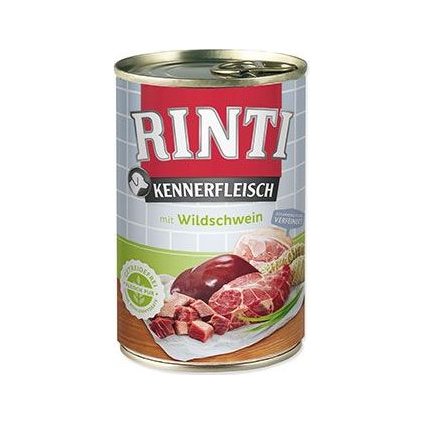 Rinti Dog Kennerfleisch konzerva Adult divočák 400g
