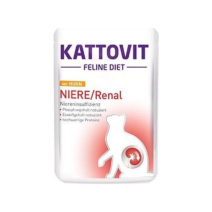 Kattovit Cat Niere/Renal kuře kapsa 85g