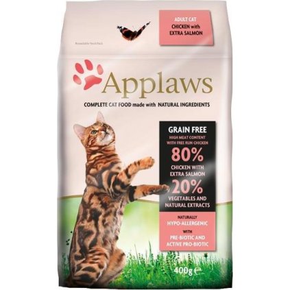 Applaws Cat Dry Adult Salmon 400 g