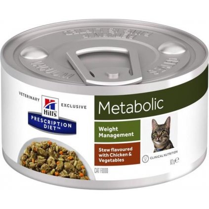 Hill's Prescription Diet Feline Stew Metabolic Feline with Chicken & Veget. 82g