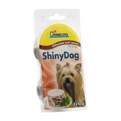 Gimborn Shiny dog konz. - kuře + jehně 2 x 85 g