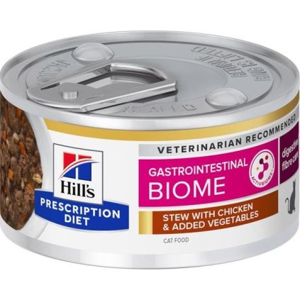 Hill's Prescription Diet Feline Biome Stew Gastrointestinal masové kousky konzerva 82 g