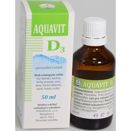 Aquavit D3 a.u.v. sol 50ml