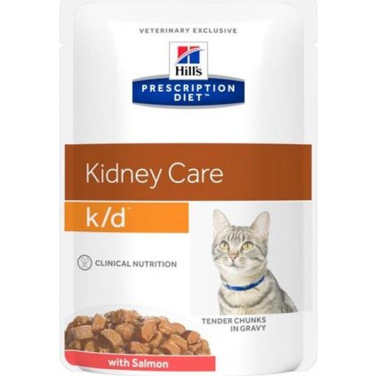 Hill's Prescription Diet Feline k/d kapsička Salmon 12 x 85 g