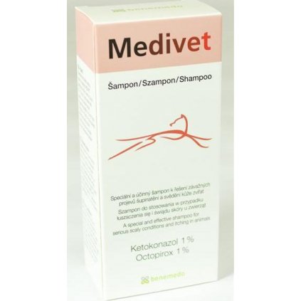 Medivet šampon proti šupin.a svědění kůže zvířat 100ml