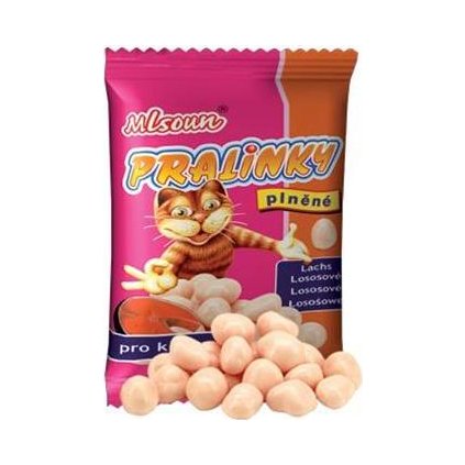 Mlsoun cat Pralinky plněné - losos 40 g