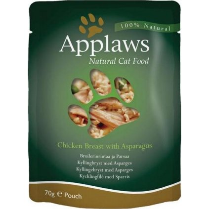 Applaws Cat kaps. kuřecí prsa a chřest 70 g