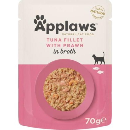 Applaws Cat kaps. tuňák a tygří krevety 70 g