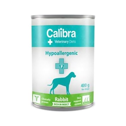 Calibra VD Dog  konz. Hypoallergen. Rabbit&Insect 400g