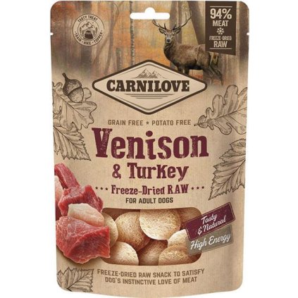 Carnilove Dog Freeze-Dried Raw Snacks Venison&Turkey 60g