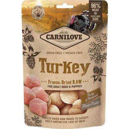 Carnilove Dog Freeze-Dried Raw Snacks Turkey 60 g