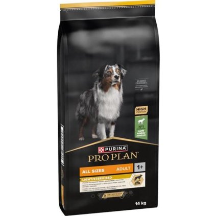 Pro Plan Dog Adult ALL SIZES Light/Sterilised jehně 14 kg