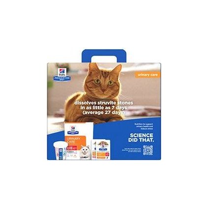 Hill's Fel. PD C/D MultiCare Starter Kit 400g+2x85g