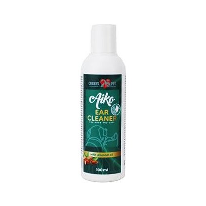 Ušní kapky Aiko Ear cleaner s mandlovým olejem 100ml