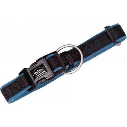 Obojek nylon Mesh Preno 30-45cm x 20-25mm modrý Nobby