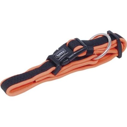 Obojek nylon Mesh Preno 30-45cm x 20-25mm oranžový Nobby