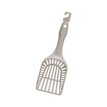 Lopatka na trus 26,5cm plast šedá KAR