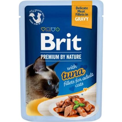 Brit Premium by Nature Cat Delicate Fillets in Gravy with Tuna 85 g