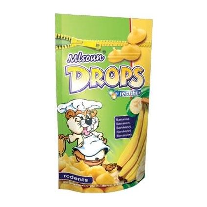 Pochoutka hlodavec Mlsoun banánové dropsy 75g