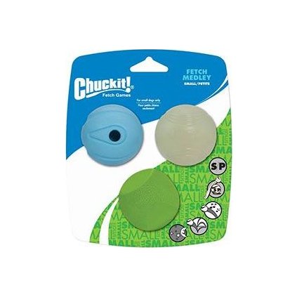 Hračka pes Chuckit Fetch Medley S 5cm/3ks