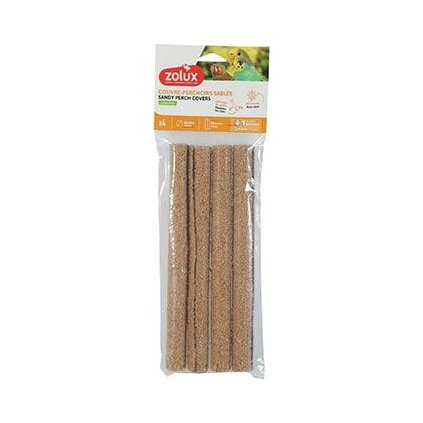 Pískové návleky na bidla pro ptáky 24cm/4ks Zolux