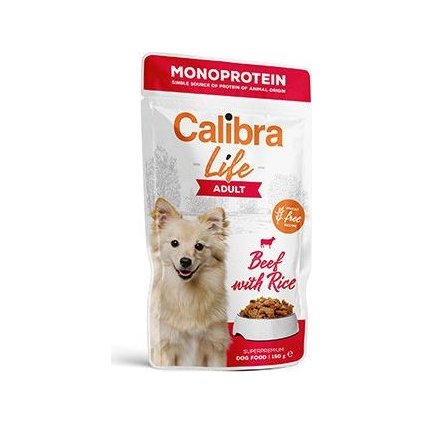 Calibra Dog Life kapsa Adult Beef 150g