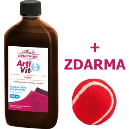 Artivit sir. 500 ml+aportovací míček zdarma