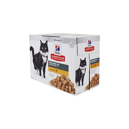 Hill's Fel. SP Adult7+ Sterilised Chicken kapsa 12x85g