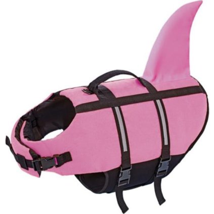 Plovací vesta Sharki S 30cm růžová Nobby