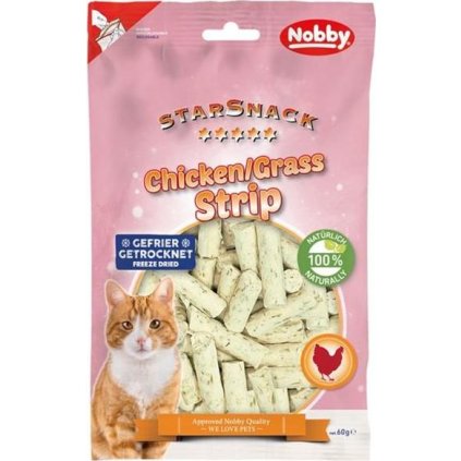 Nobby - StarSnack cat FD Chicken & Cat Grass 60 g