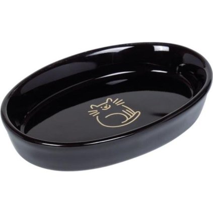 Miska cat keramická ovál Golden Cat 120ml Nobby