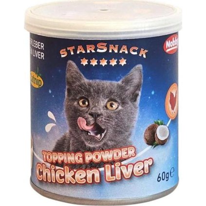 Nobby - StarSnack Topping Powder Cat Chicken Liver with Catnip 60 g