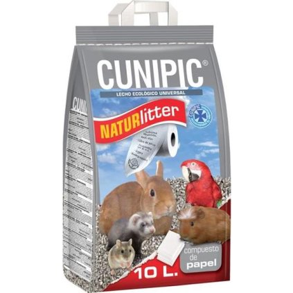 Podestýlka pro hlodavce Naturlitter paper Cunipic 10l / 3 kg